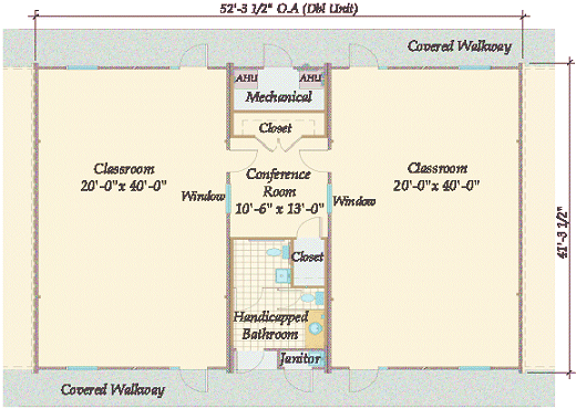 Modular Classroom Drawing