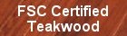 FSC Certified Teak Dealers