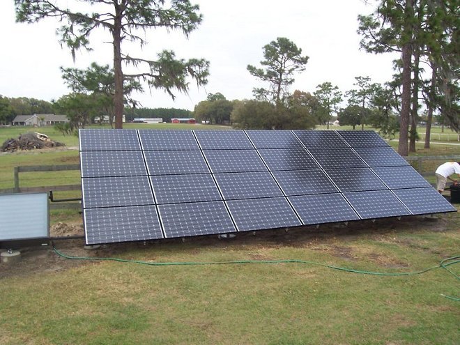 Remote PV Panel Array