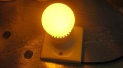 Amber LED Medium base bulb