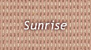 Sunrise