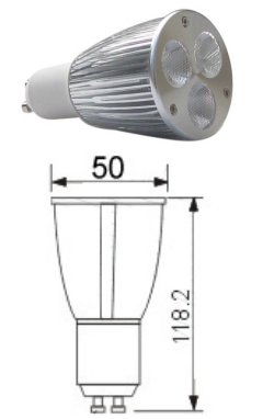 LED 6W Replacement Spot Lamp
