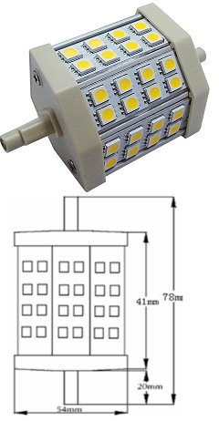 5W LED R7S Replacement Lamp