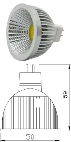 LED 5W Replacement Spot Lamp