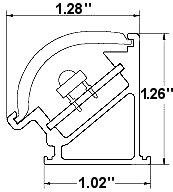 Right/Left Lighting Bar Drawing