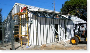 Panelized Steel Hybrid Building Shell