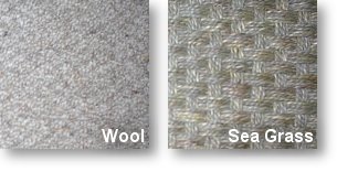 Windsor Wool and Seagrass Shown Here