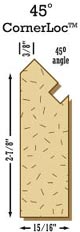 Corner Lok 45 degree