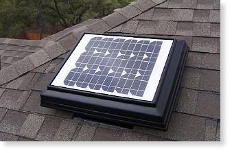 Solar Powered Attic Fan