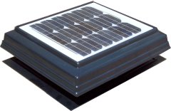 Self Flashed Solar Powered Attic Fan