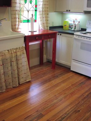 Kitchen Pine Floor
