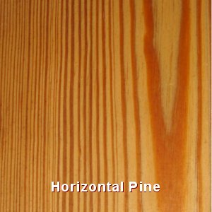 Horizontal Heart Pine