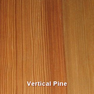 Vertical Heart Pine