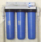 UV light purification with triple filtration