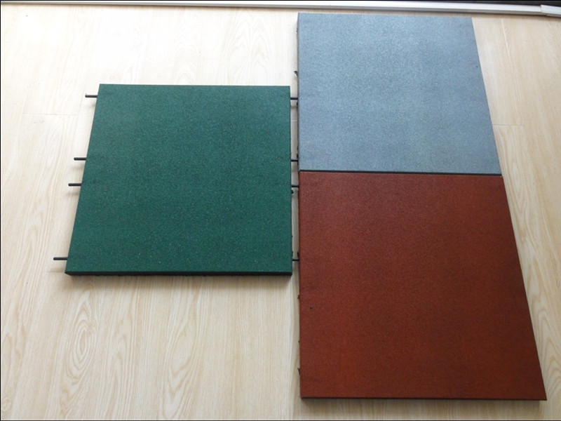 Rubber Roof Deck Tiles