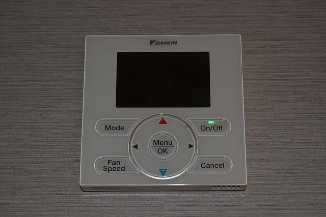 HVAC system thermostat