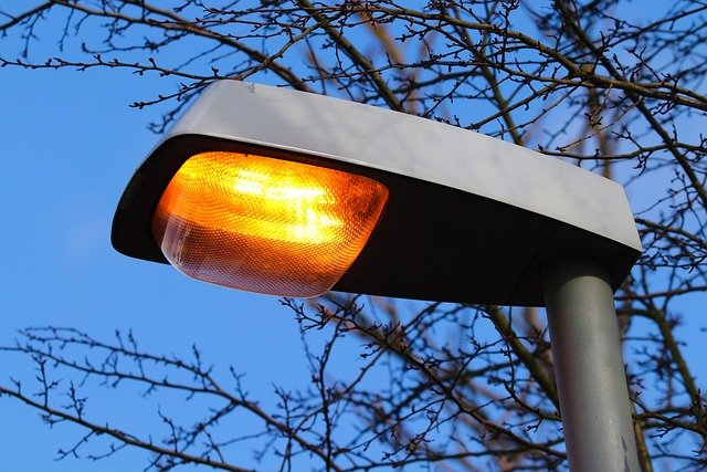 street lamp light