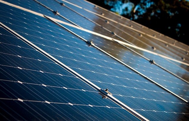 solar panels for power generation